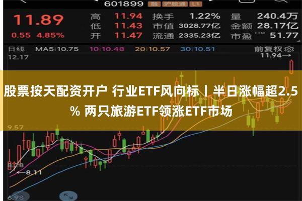 股票按天配资开户 行业ETF风向标丨半日涨幅超2.5% 两只旅游ETF领涨ETF市场