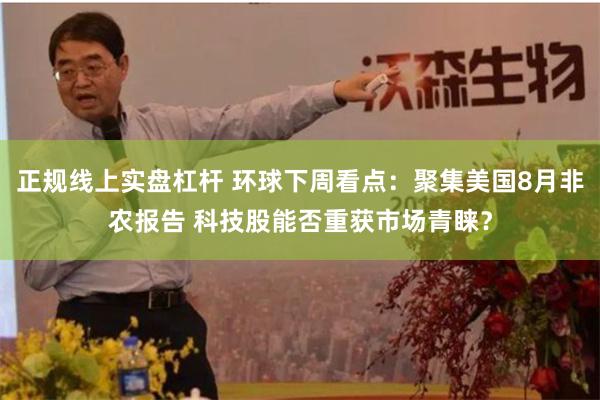 正规线上实盘杠杆 环球下周看点:聚集美国8月非农报告 科技股能否重获市场青睐?