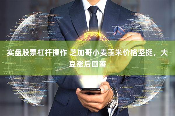 实盘股票杠杆操作 芝加哥小麦玉米价格坚挺,大豆涨后回落