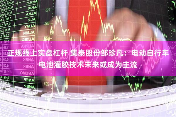 正规线上实盘杠杆 集泰股份邹珍凡:电动自行车电池灌胶技术未来或成为主流